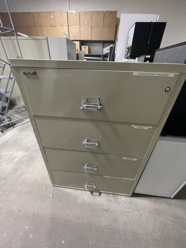 4 Drawer Fire King Lateral File Cabinets