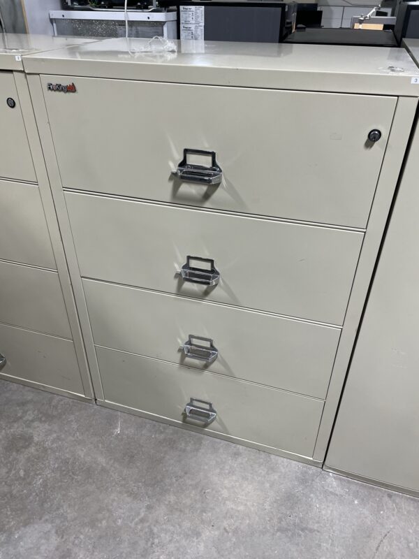 4 Drawer Fire King Lateral File Cabinets - Image 2