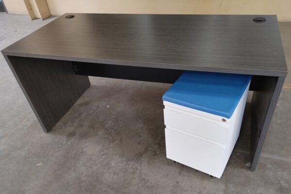 Haworth 2 Drawer Mobile Pedestal with Cushion Tops - Image 4