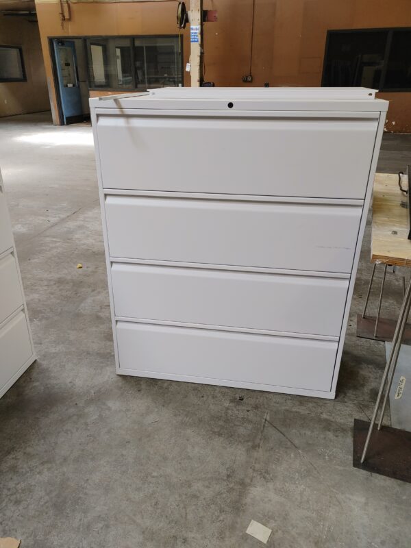 Herman Miller Meridian 4 Drawer 42 Inch Lateral File- Files Storage Unit