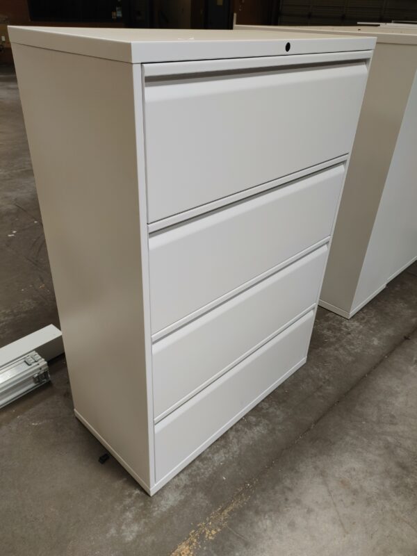 Herman Miller Meridian 4 Drawer 36 Inch Lateral File - Files Storage Unit - Image 3